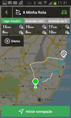 MEO Drive android App screenshot 1